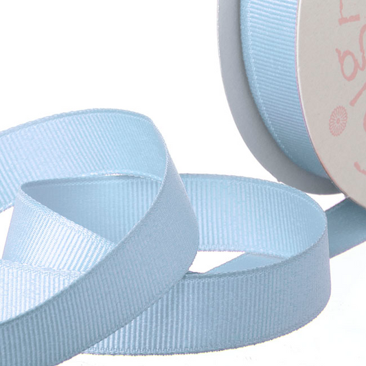 Grosgrain Plain Ribbon - Baby Blue