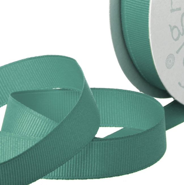 Grosgrain Plain Ribbon - Teal