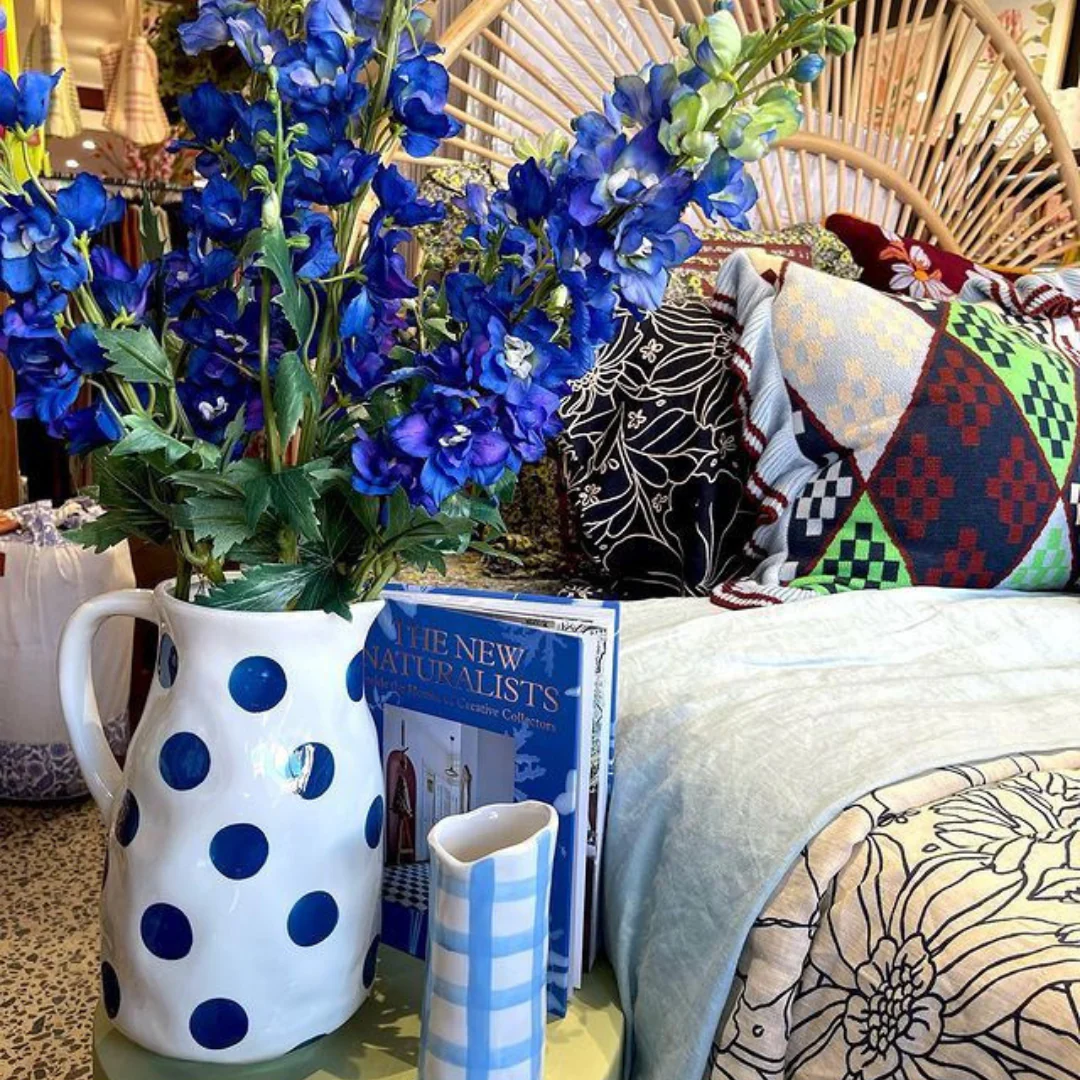 Large Spot Jug - Navy