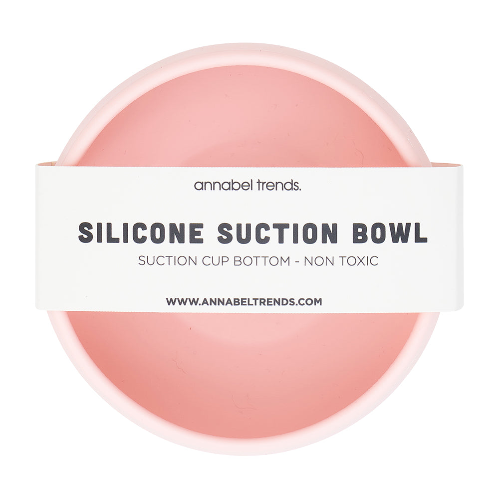 Silicone Suction Bowl - Blush Pink