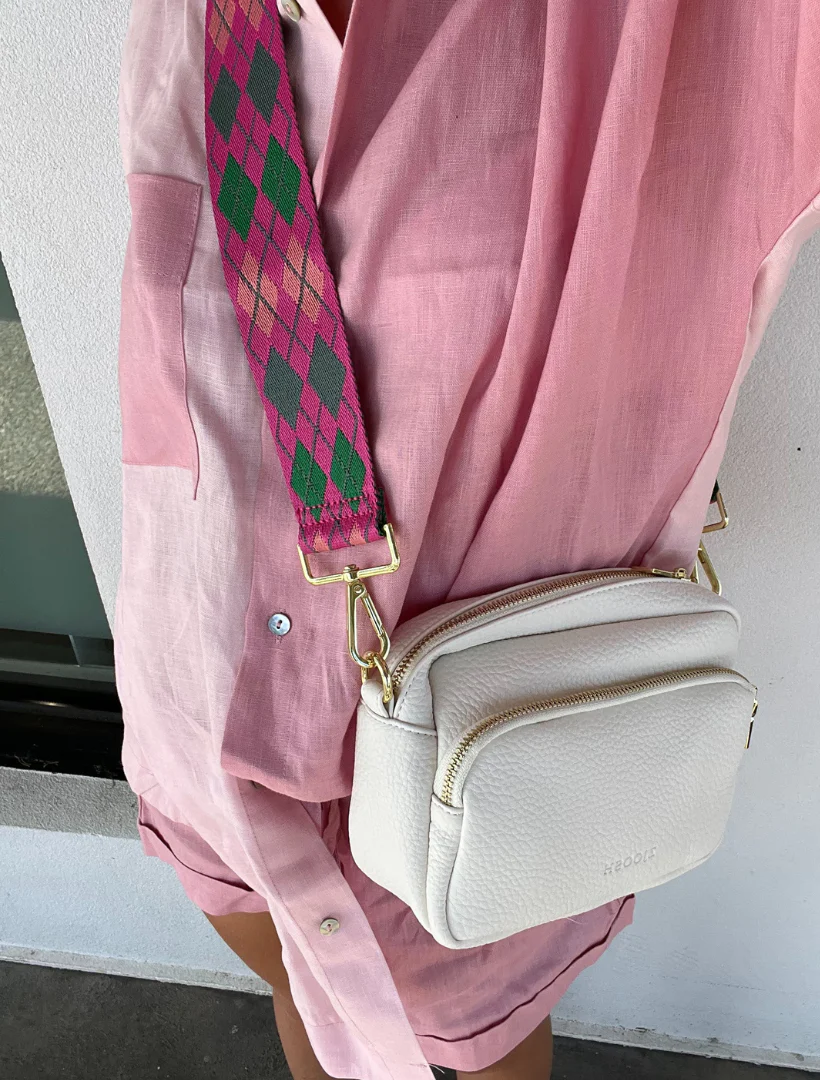 Riley Cross Body Bag - White