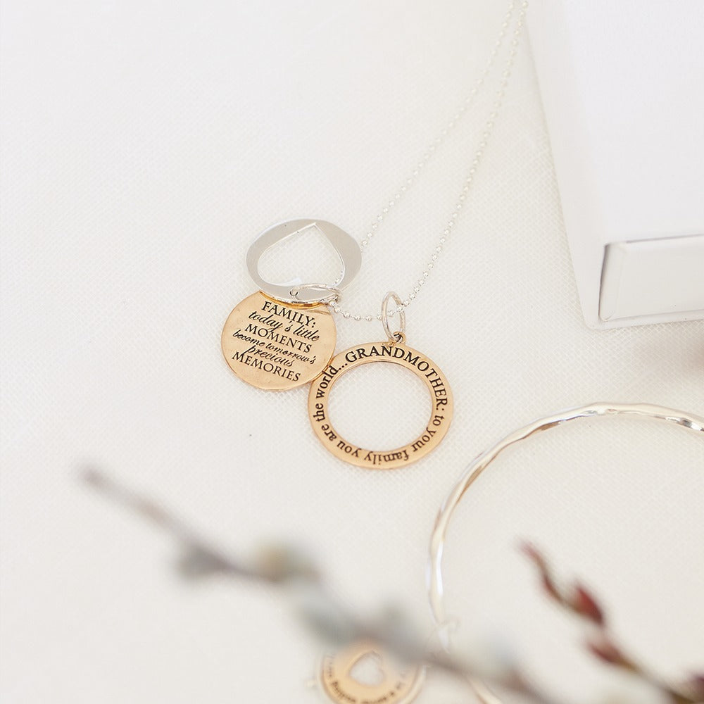 Grandmother Open Circle Charm
