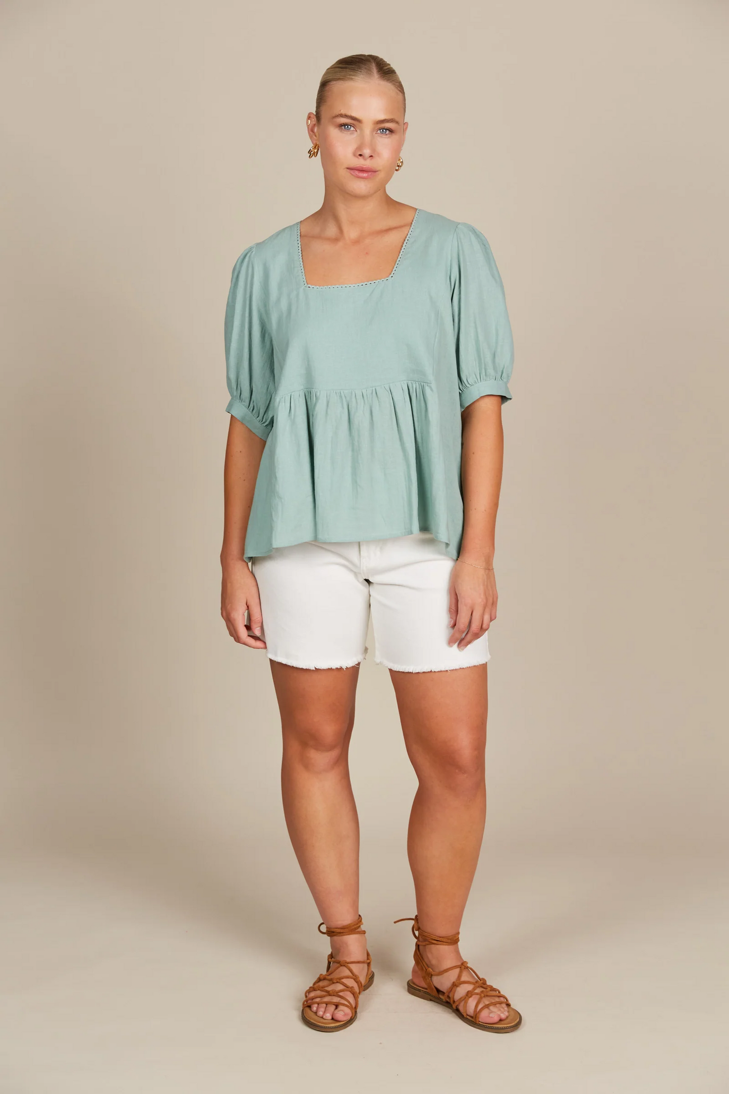 Amelie Top - Seafoam