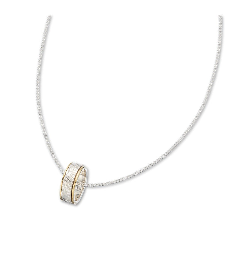 Lotus Meditation Spinning Necklace