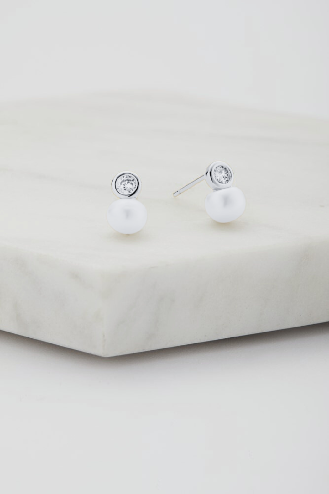 Aria Stud Earring - Silver