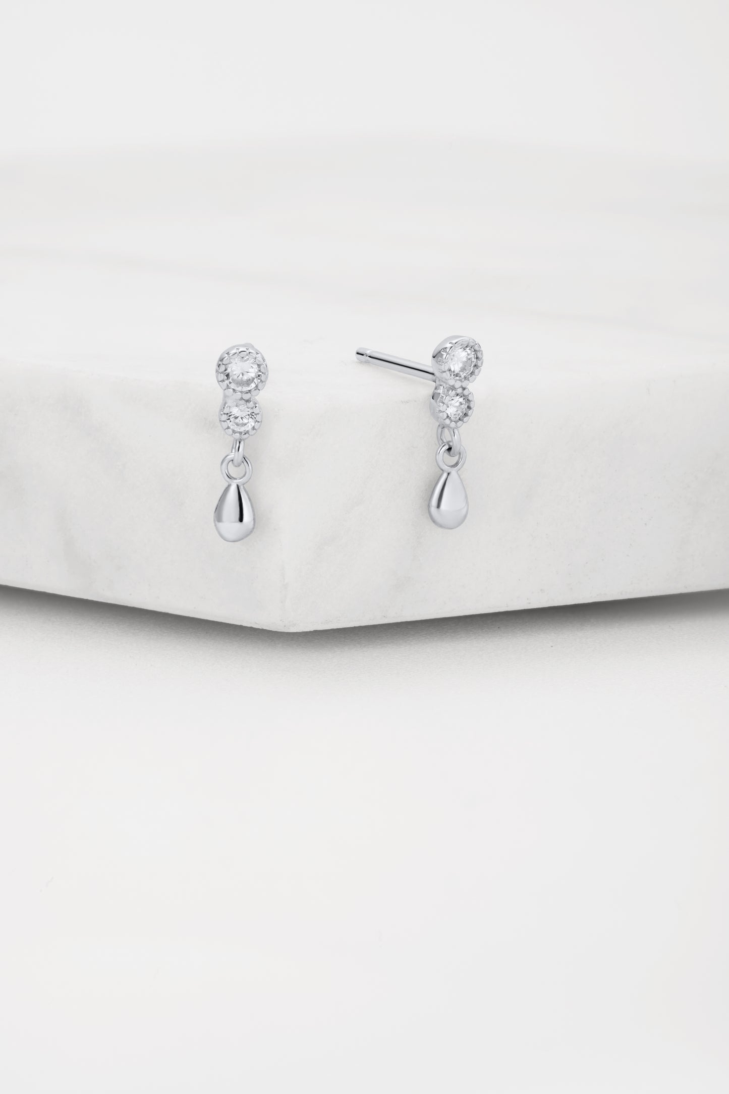 Jasmine Stud Earring - Silver
