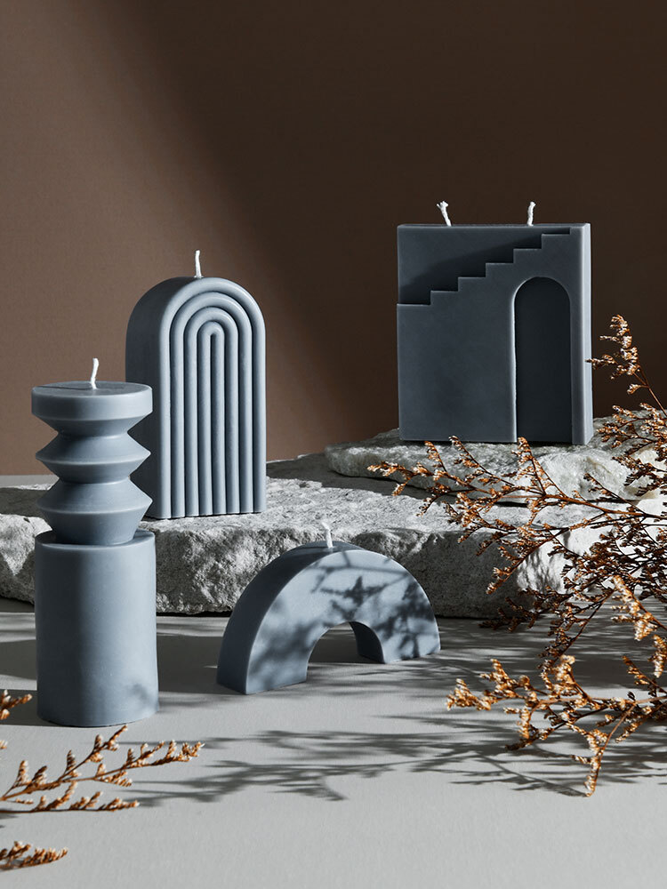 Vienna Candle - Grey