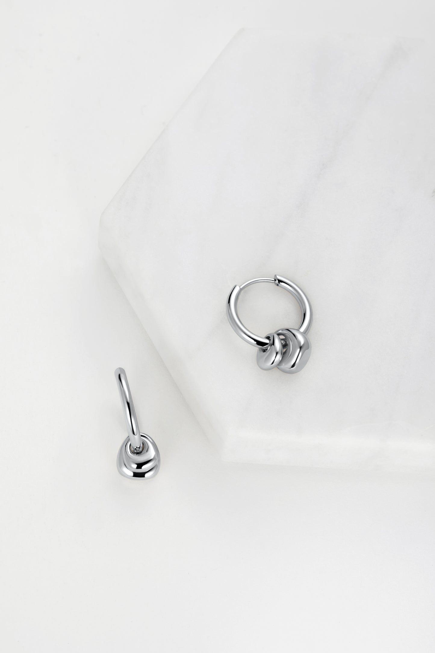 Sadie Large Earring - Silver