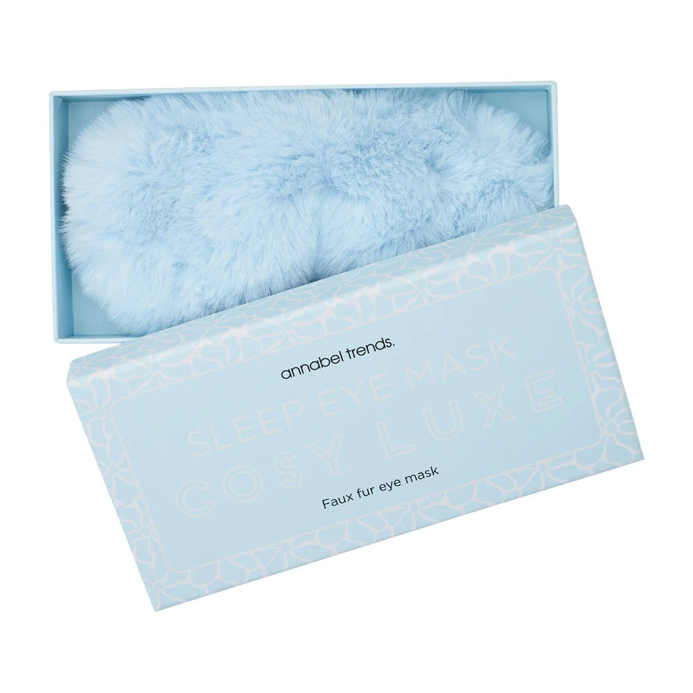 Cosy Luxe Eye Mask - Sky Blue