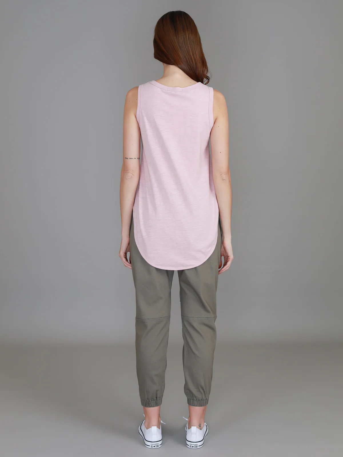 Fifi Tank Top - Blush Marle