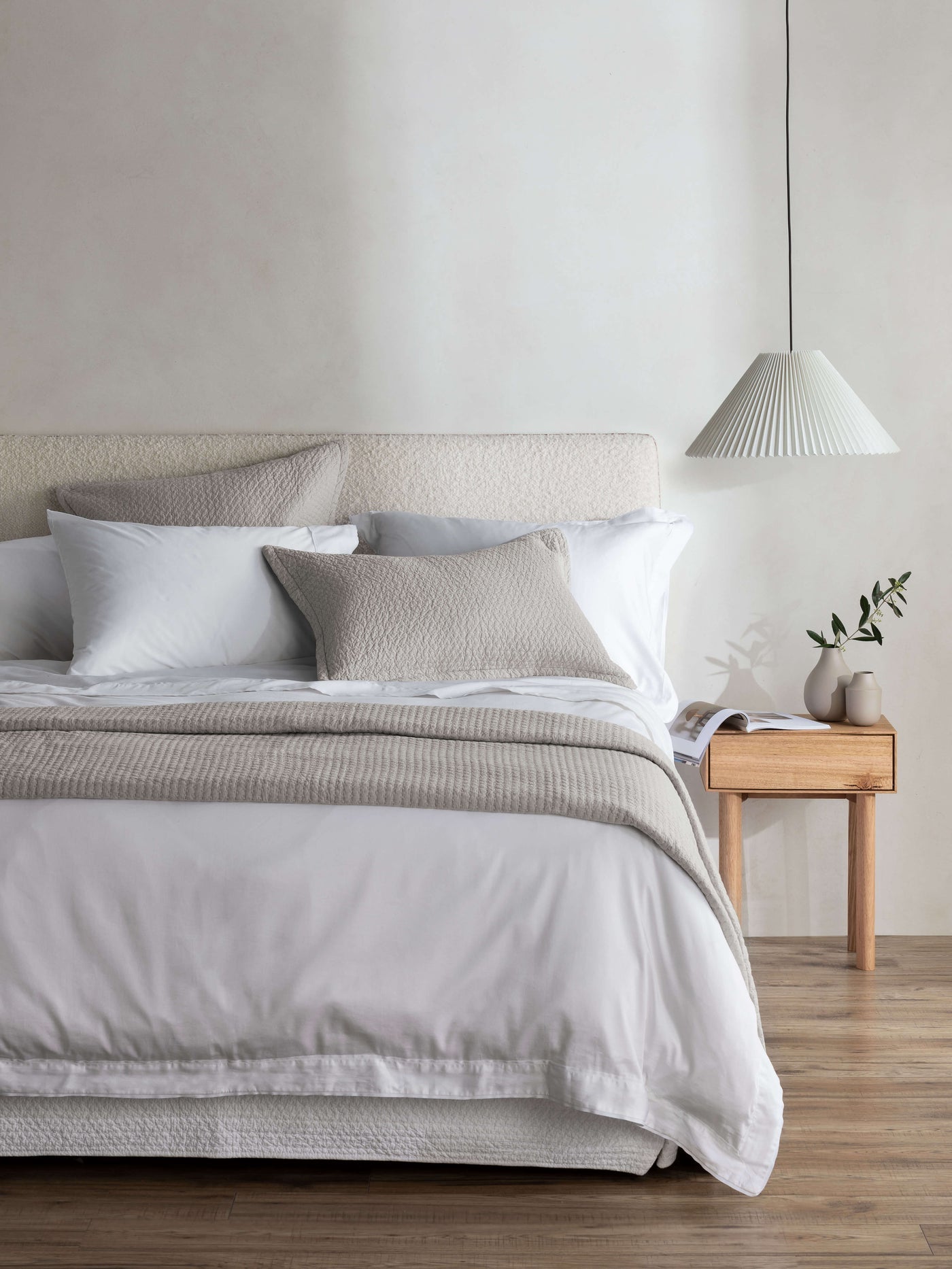 Aspen European Pillowcase - Flax