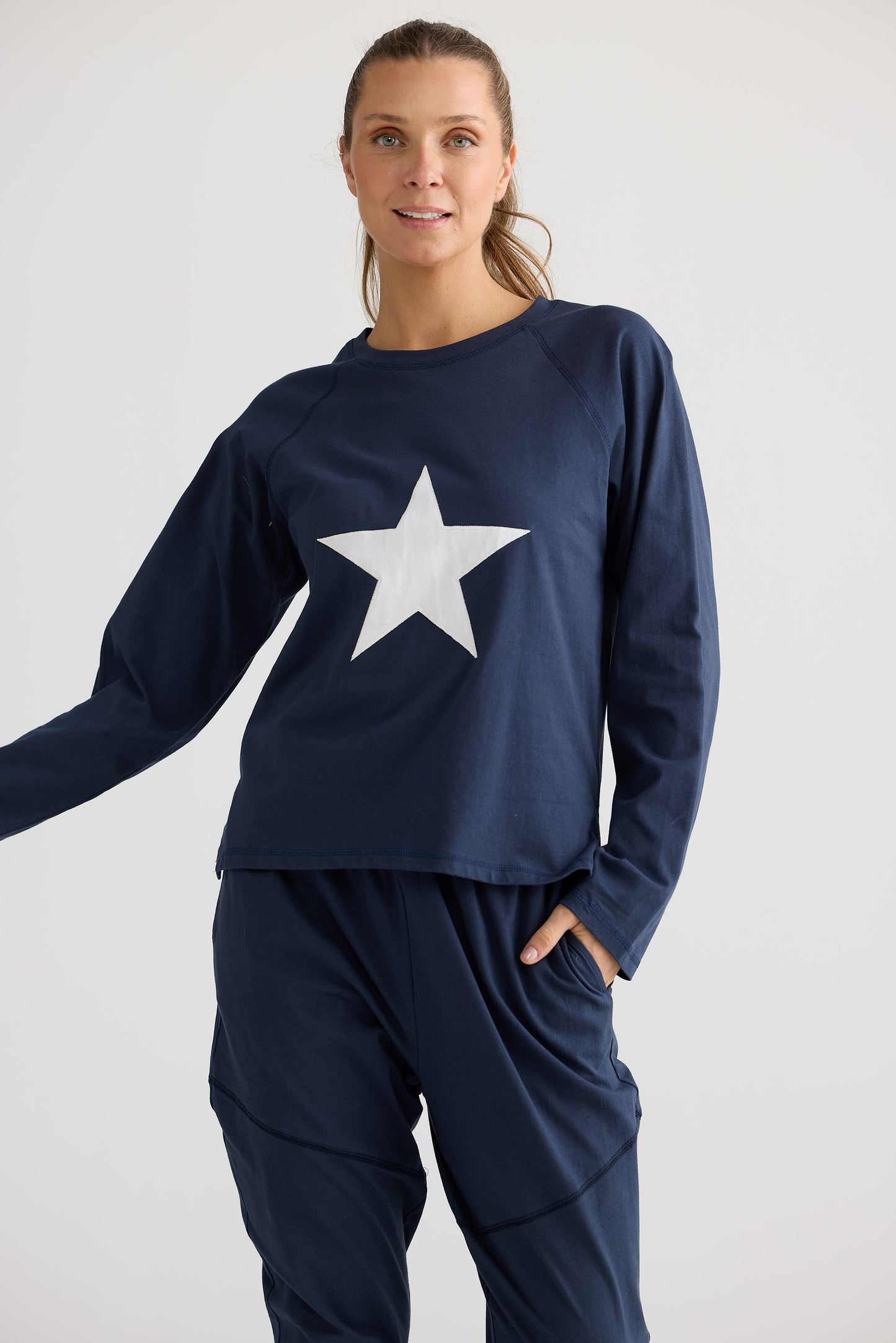 Accent Top - Navy