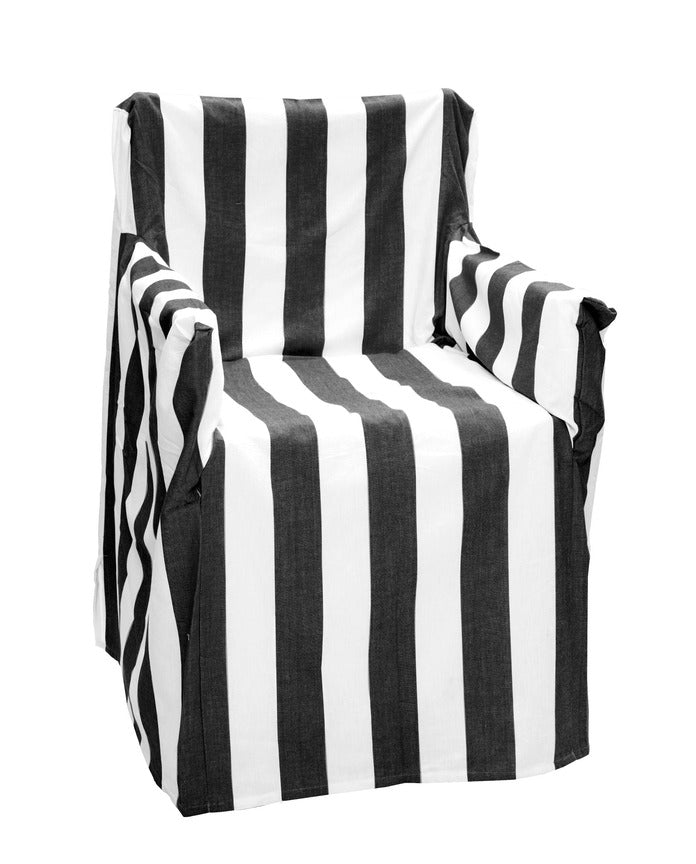 Alfresco Director Chair Cover - Black Stripe
