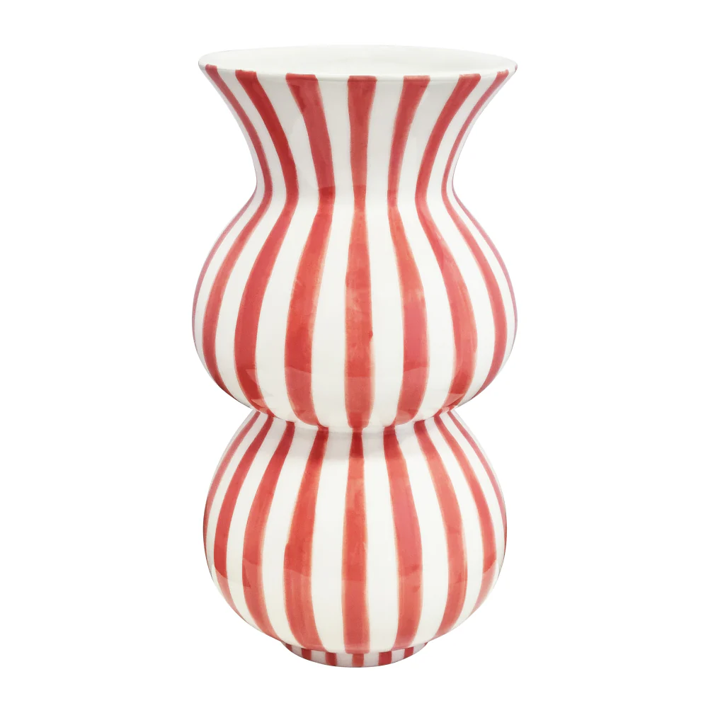 Arthur Stripe Vase - Bubblegum