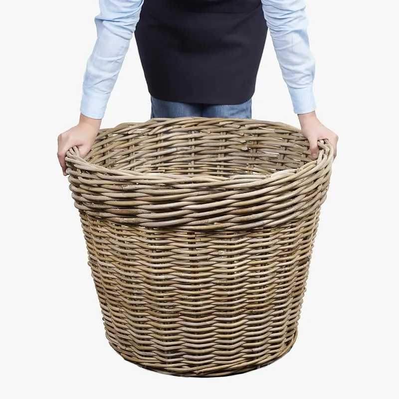 Boxwood Round Kubu Basket