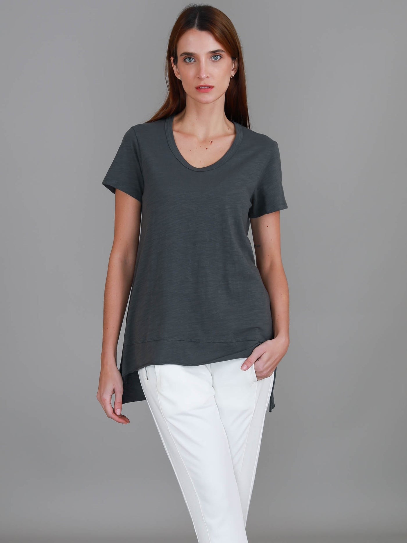 Brighton Tee - Charcoal