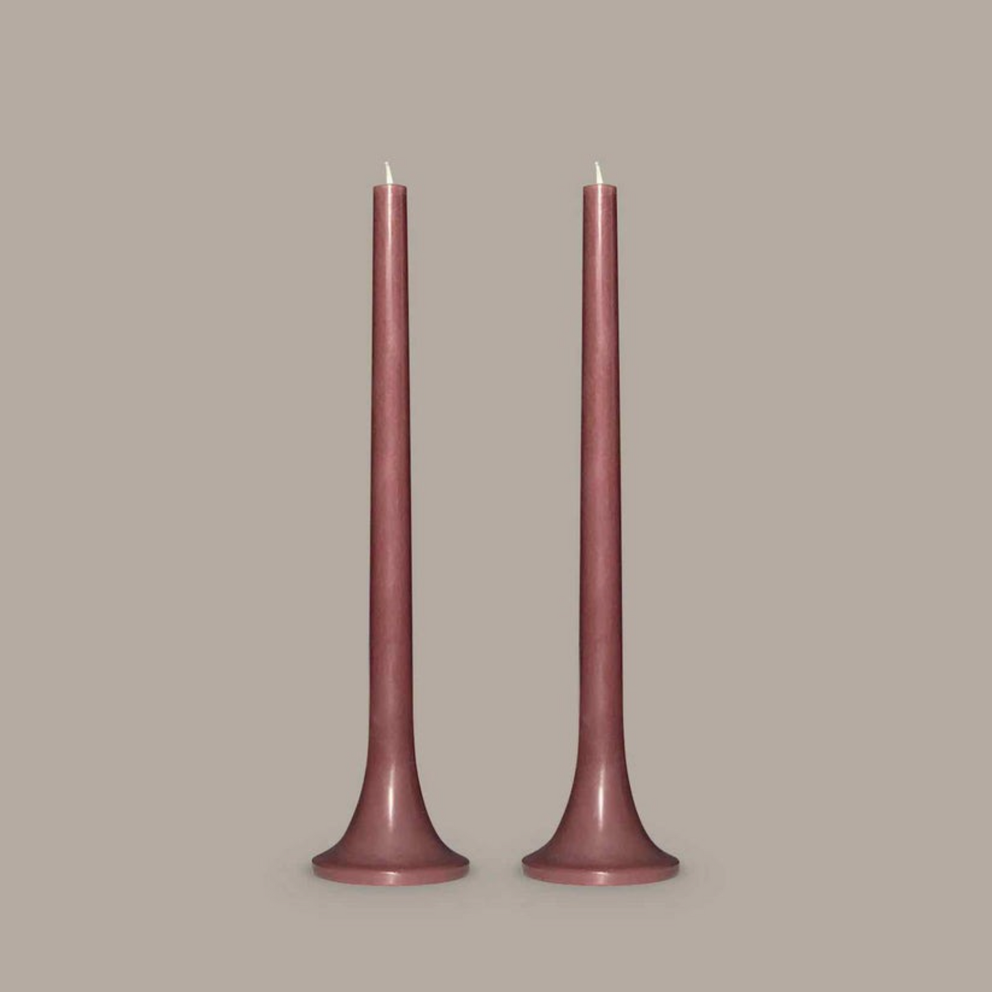 Tusk Taper Candle Set - Chocolate