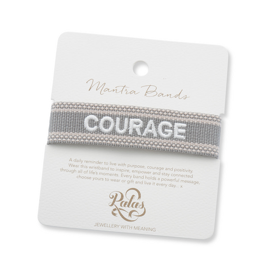 "COURAGE" Woven Mantra Band