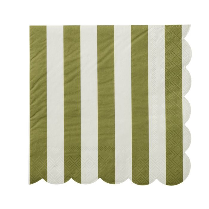 Carnival Napkin Set (20 Pack) - Olive