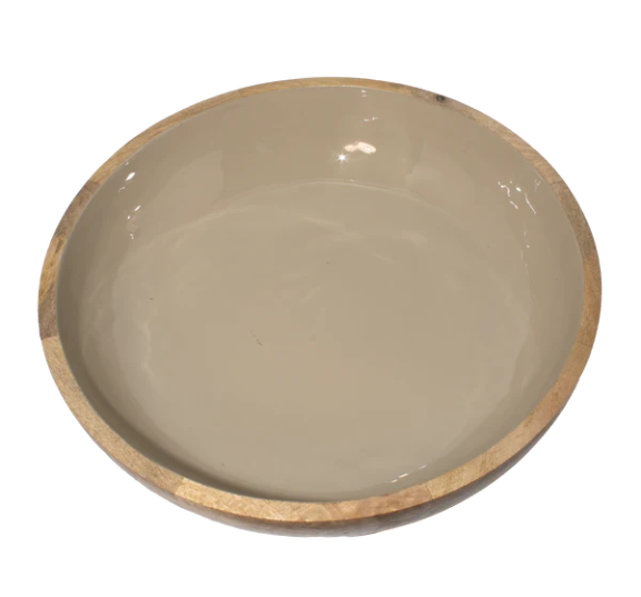Corinne Salad Bowl - Light Taupe