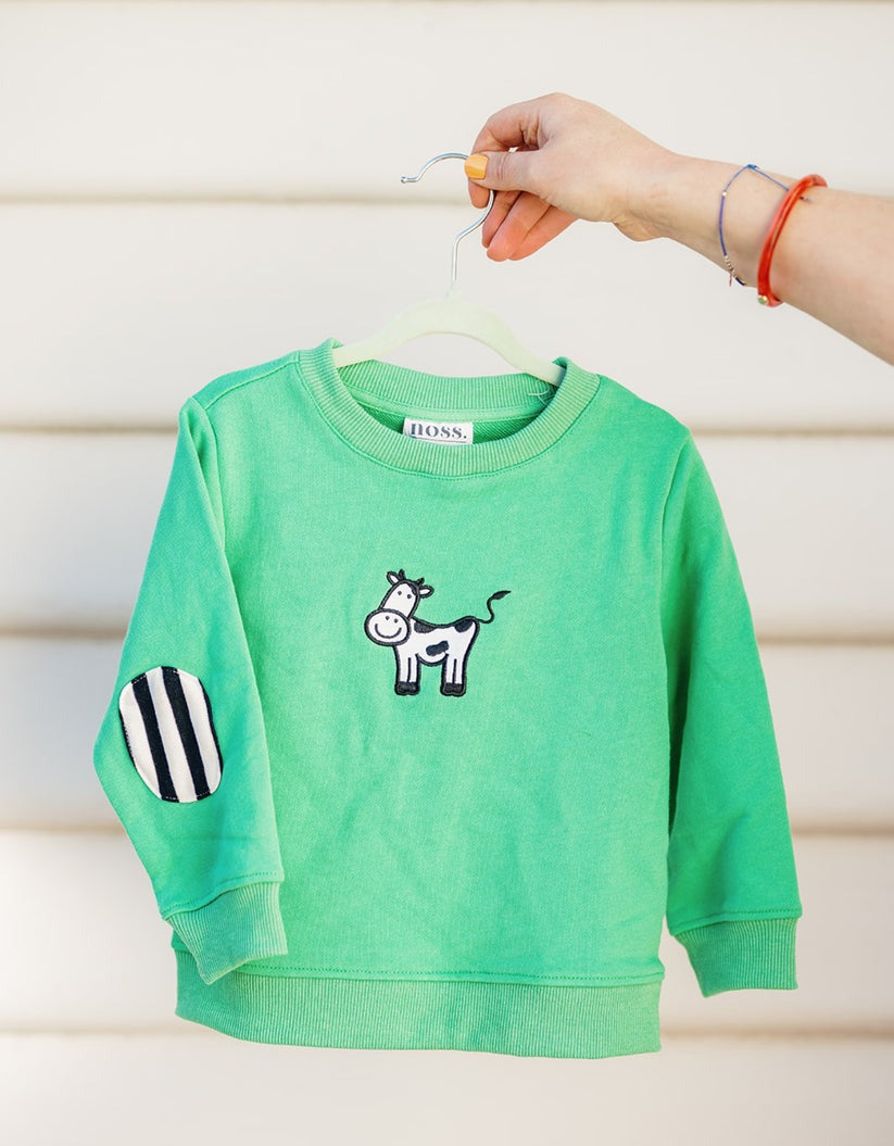 Cow Jumper - Green