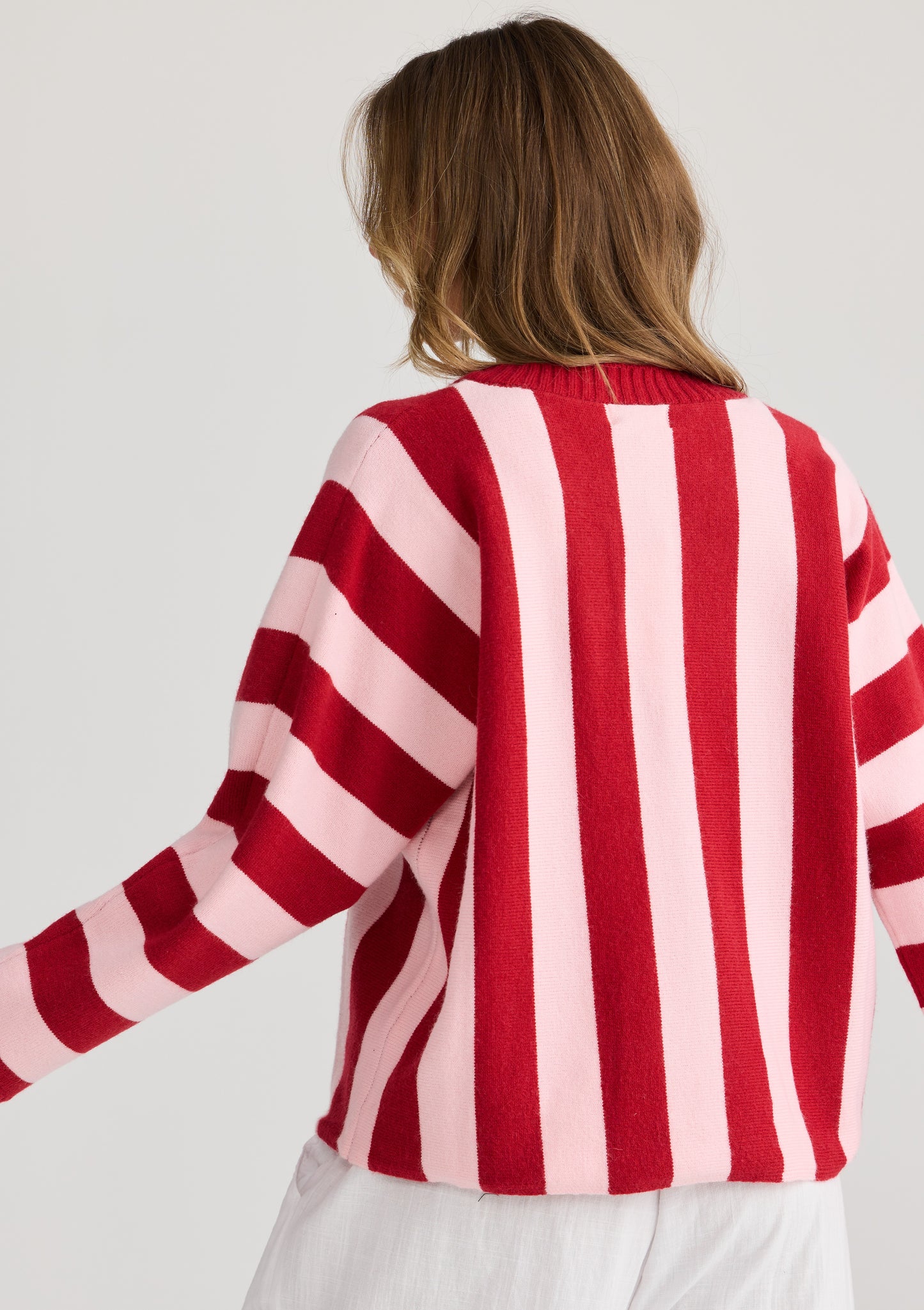 Crew Knit - Red Stripe