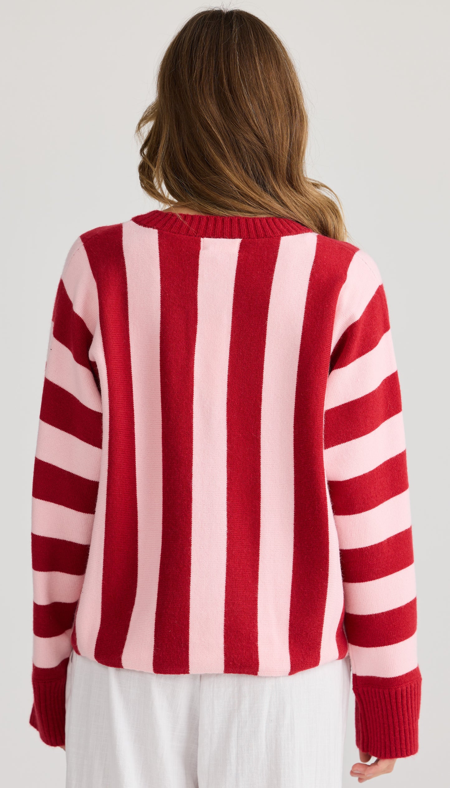 Crew Knit - Red Stripe