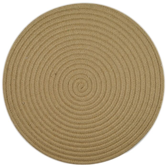 Demi Cotton Round Placemat - Natural