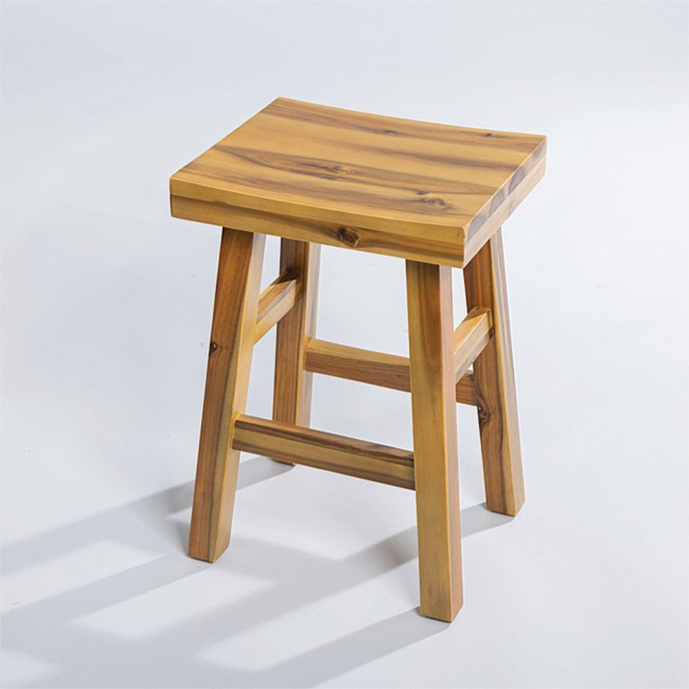 Dylan Wooden Stool - Oak