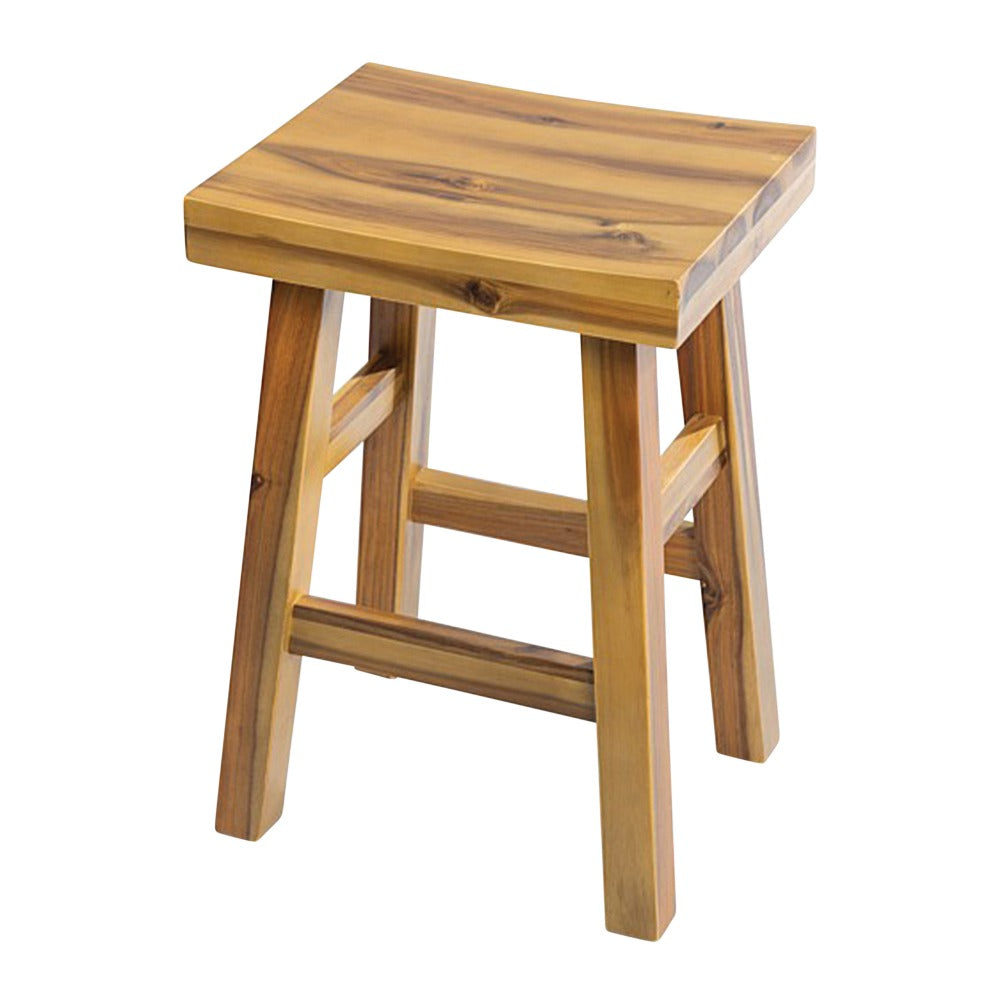 Dylan Wooden Stool - Oak
