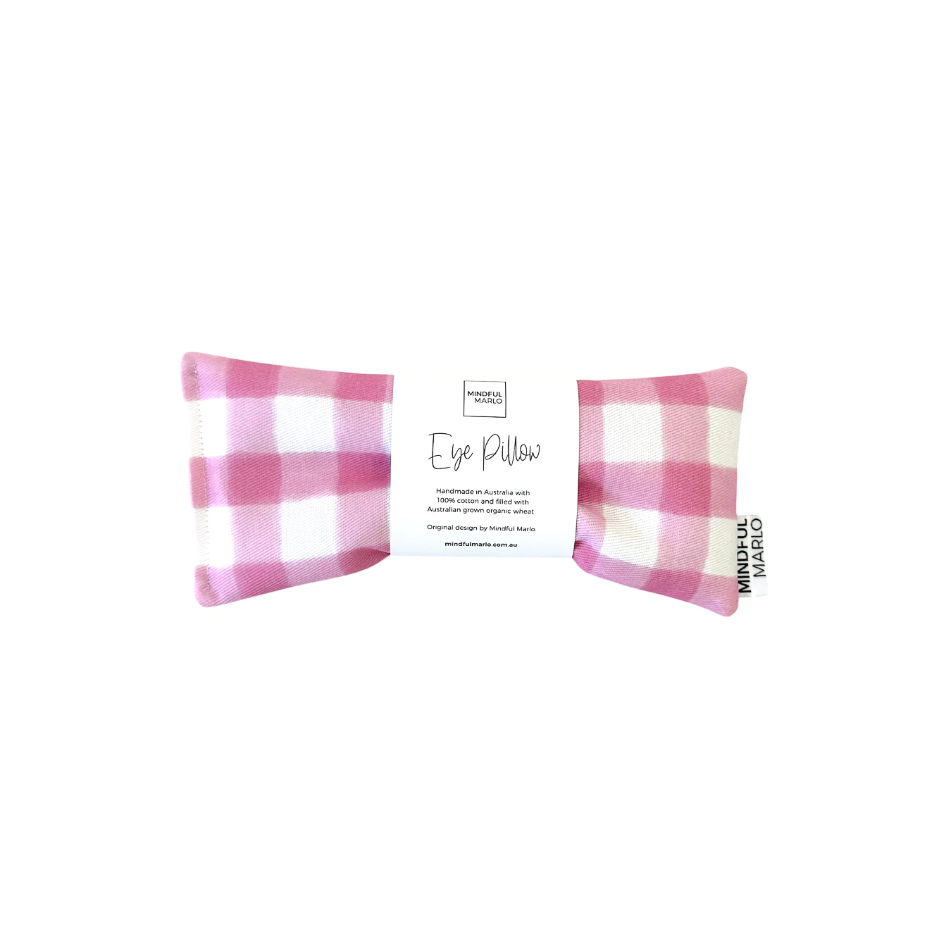 Gingham Eye Pillow - Berry