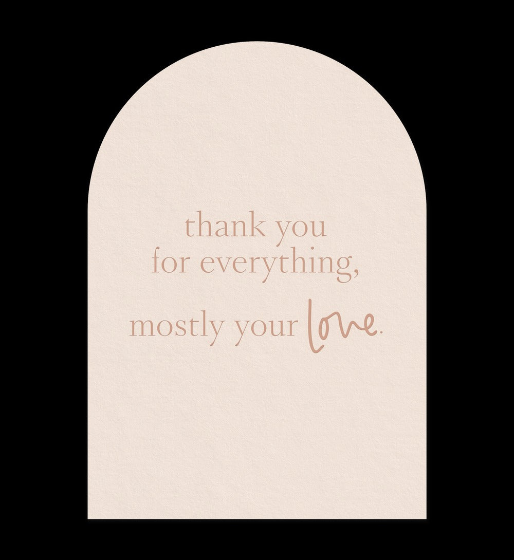 Greeting Card - Thank You For Everything