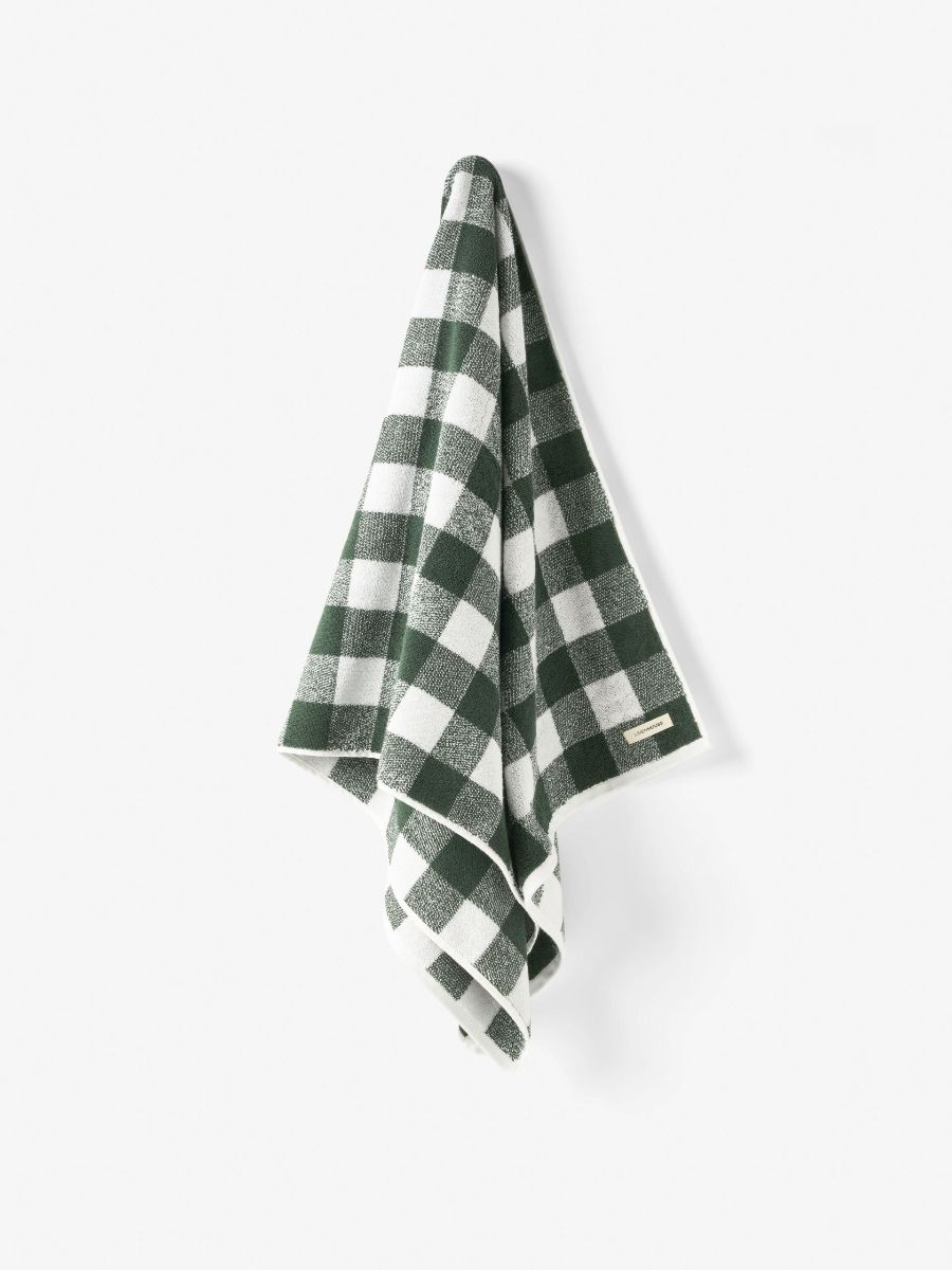 Hand Towel Flinders Check - Pine