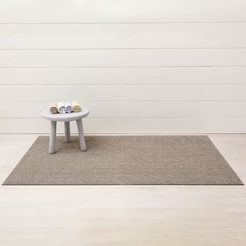 Heathered Utility Mat - Pebble