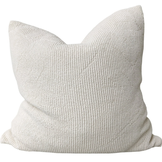 Amiens Waffle Texture Cushion - Off White