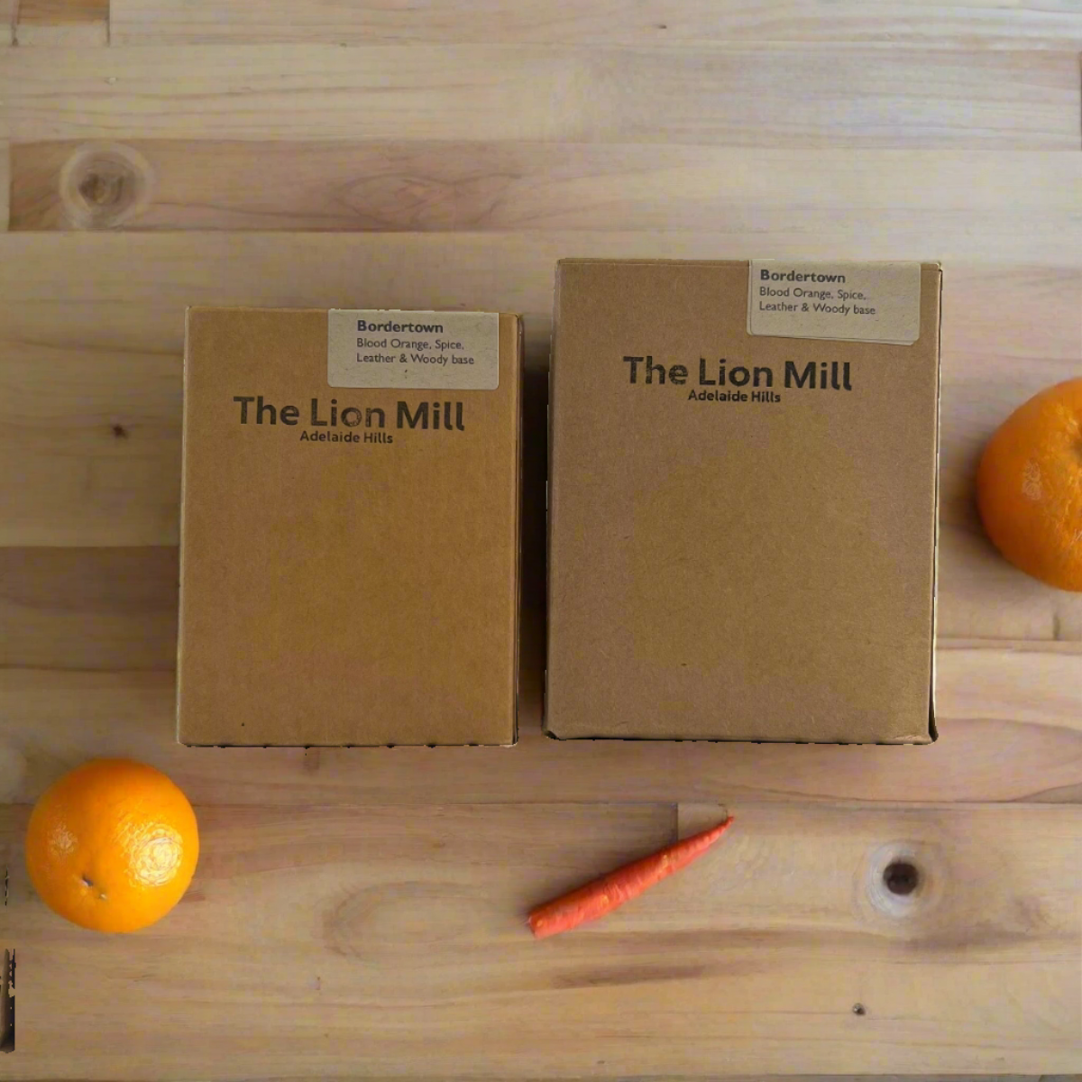 Bordertown Candle - Blood Orange, Spice, Leather and Wood