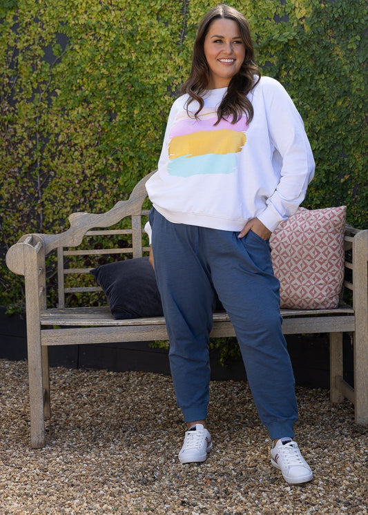 Sorrento Pants (7/8 length) - Slate