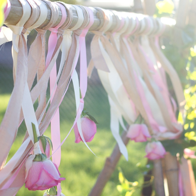 Grosgrain Plain Ribbon - Baby Pink