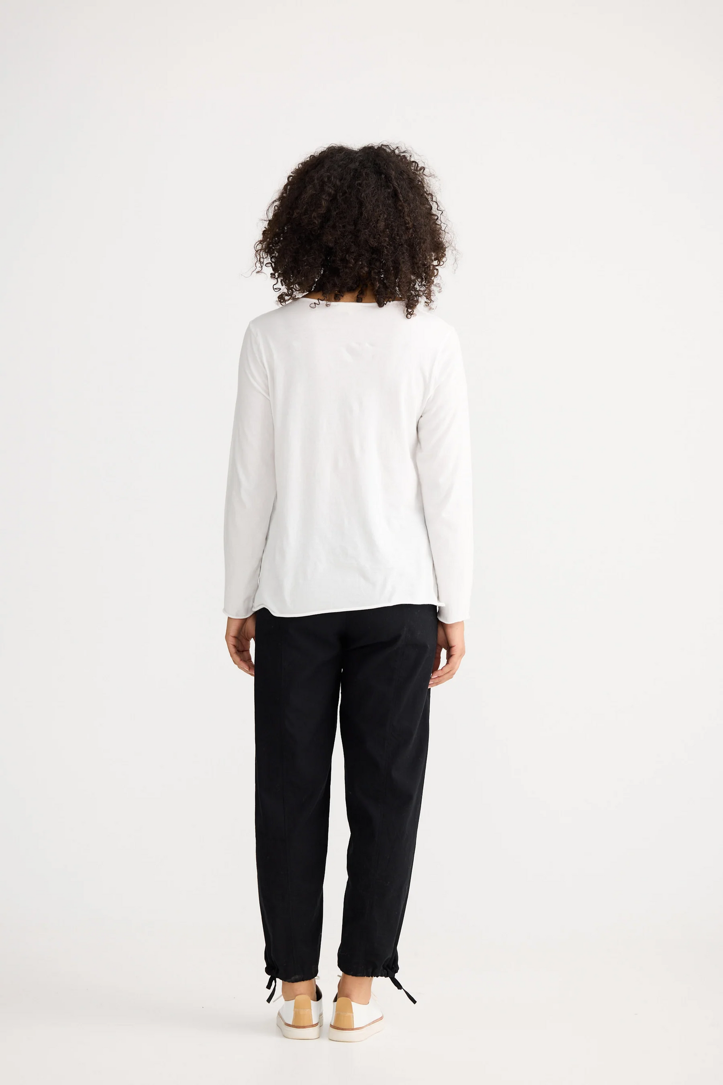 Kasai Long Sleeve Top - Ivory