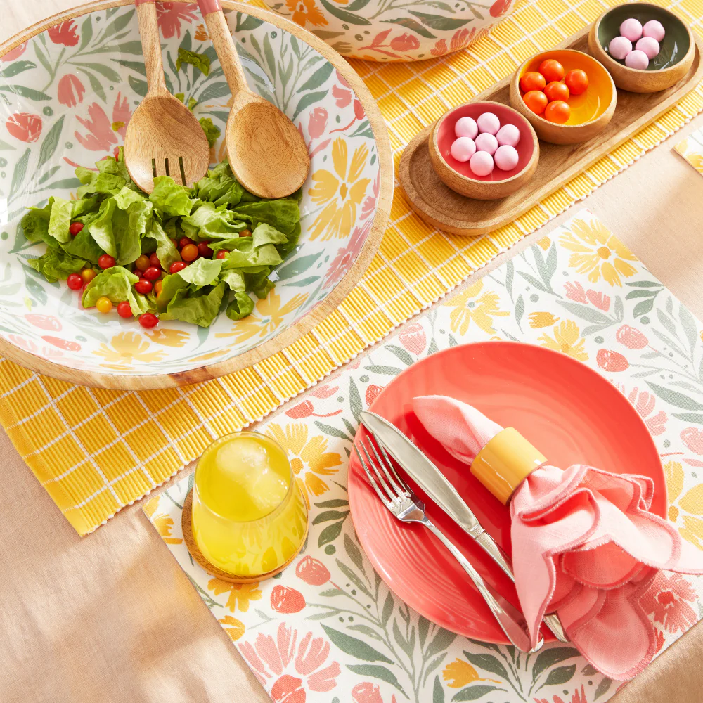 Kevin Napkin Ring Pack - Yellow