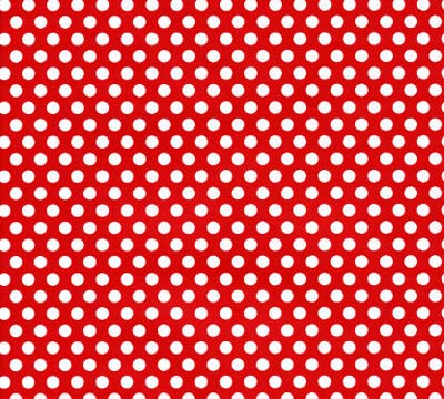 Lots Of Dots Gift Wrap - Scarlet/White