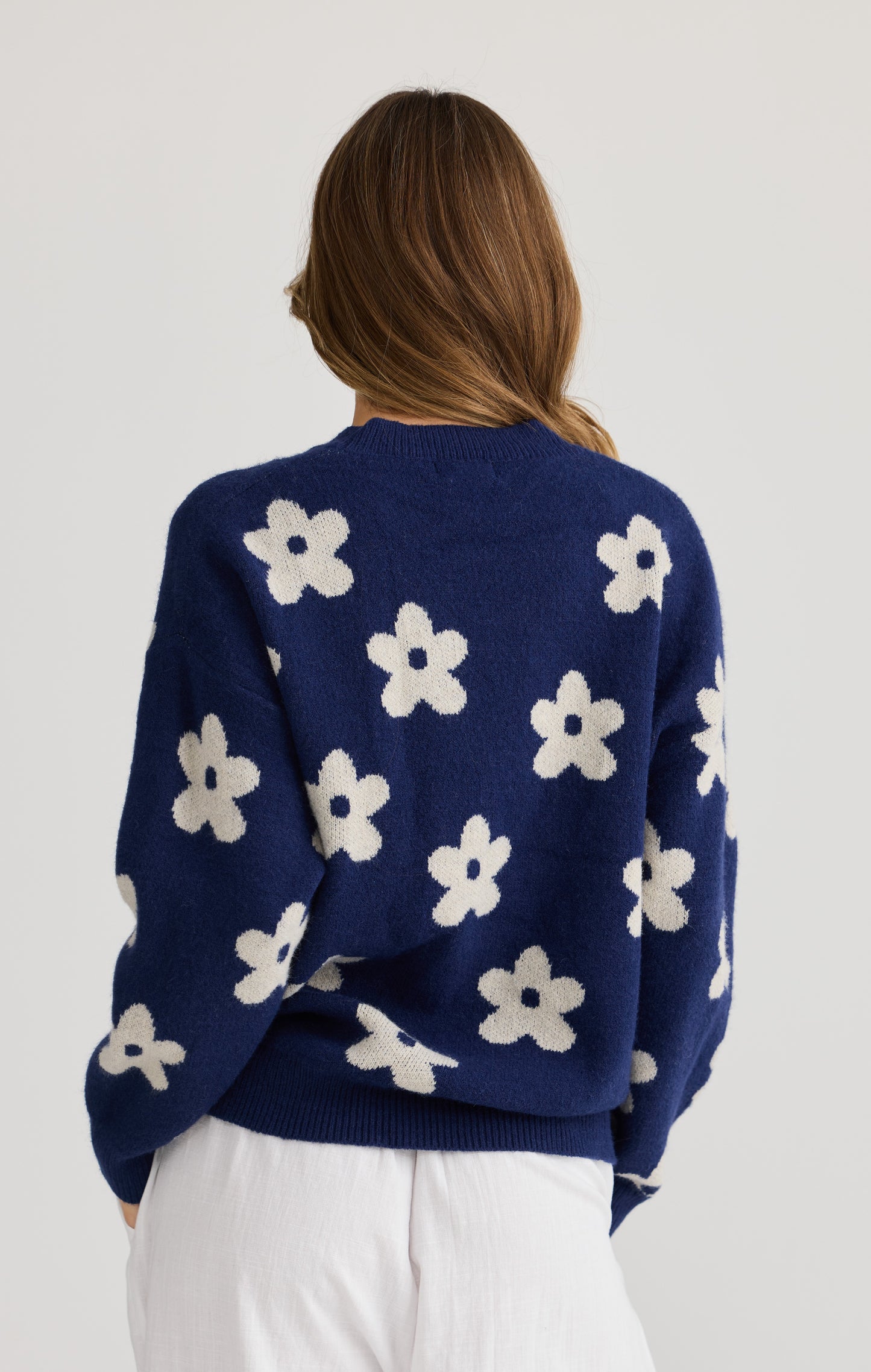 Maui Knit - Navy Floral