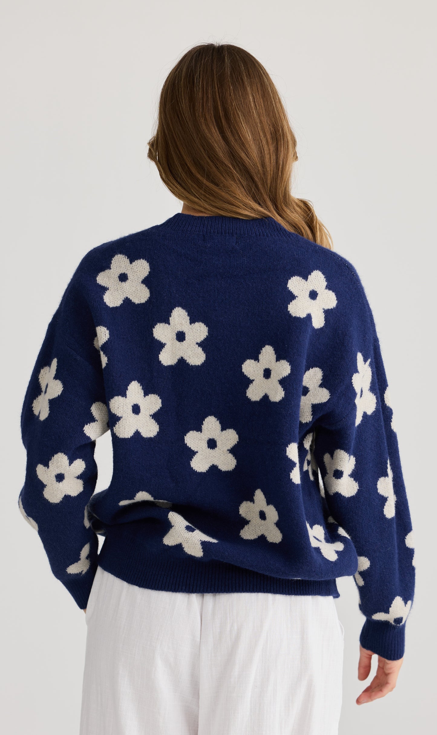 Maui Knit - Navy Floral