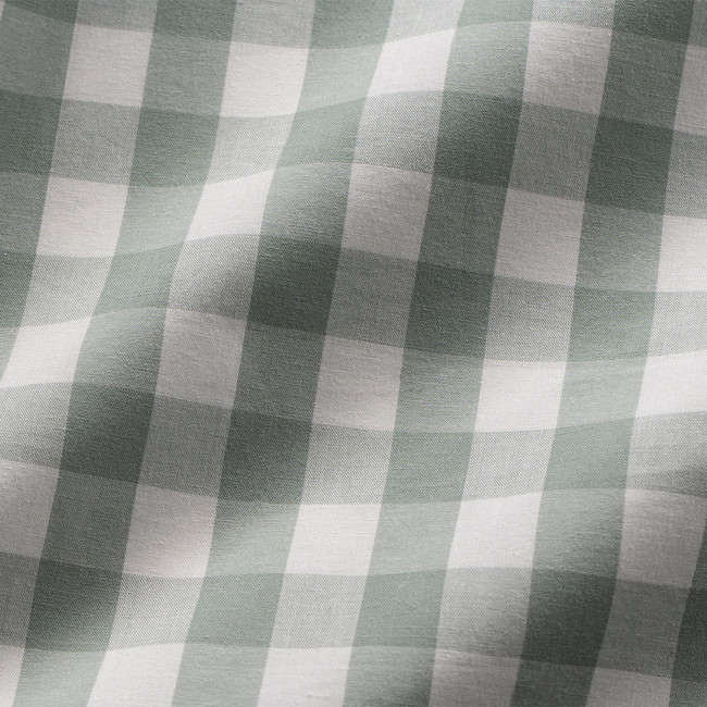 Modella Gingham Quilt Cover Set (Super King) – Sage