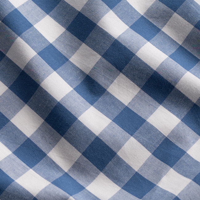 Modella Gingham Quilt Cover Set (Super King) – Indigo
