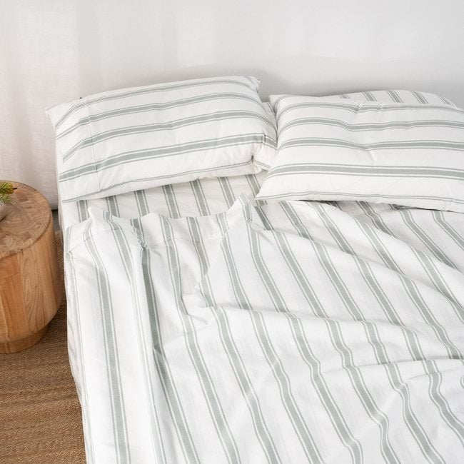 Modella Resort Stripe Sheet Set (Super King) - Gum