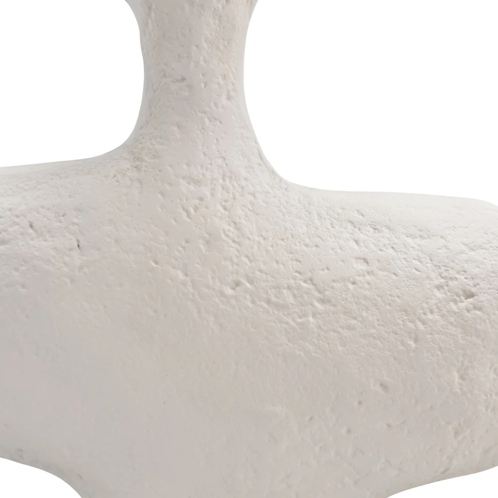 Small Moriah Irregular Vase - White