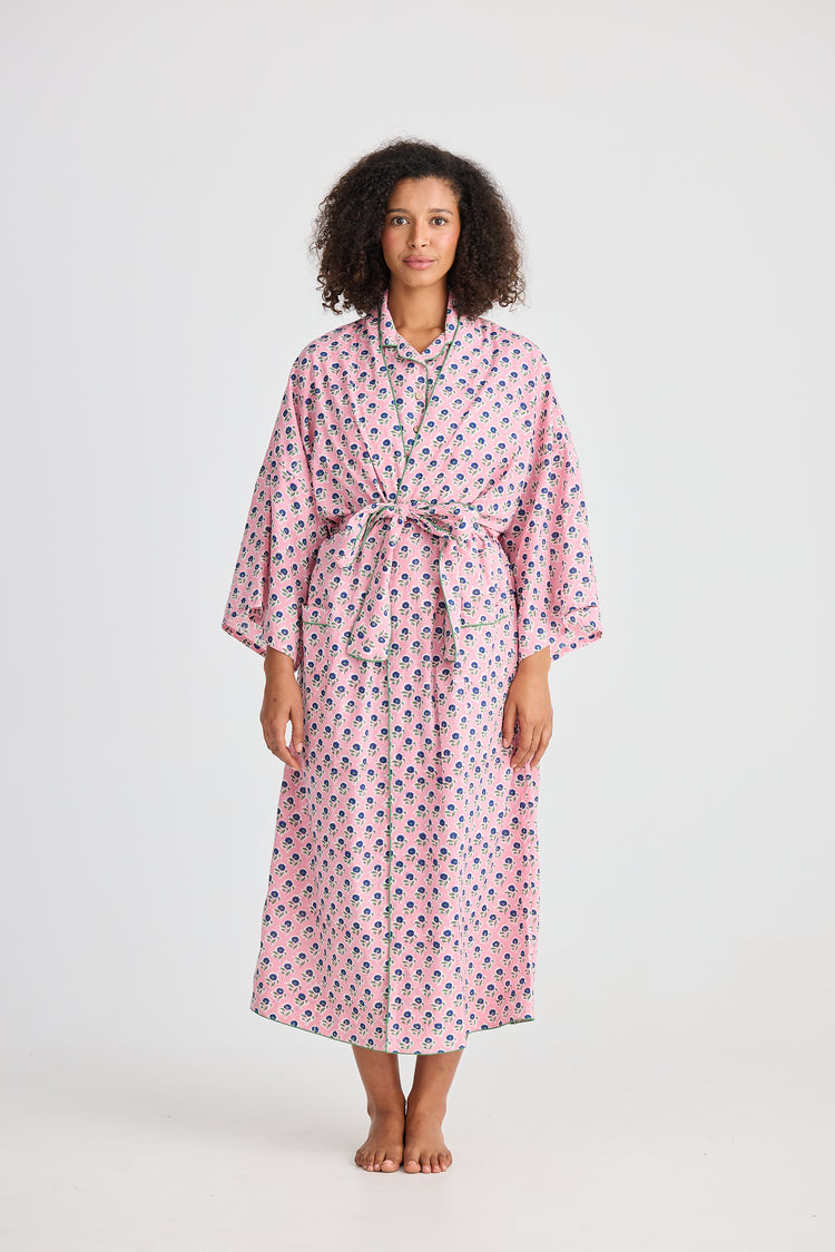 Namaste Robe - Ditsy Daisy Print