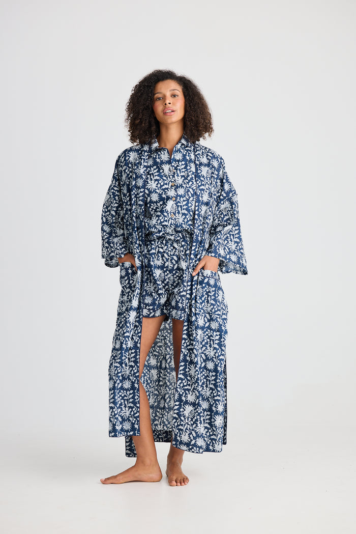 Namaste Robe - Wild Paisley Print