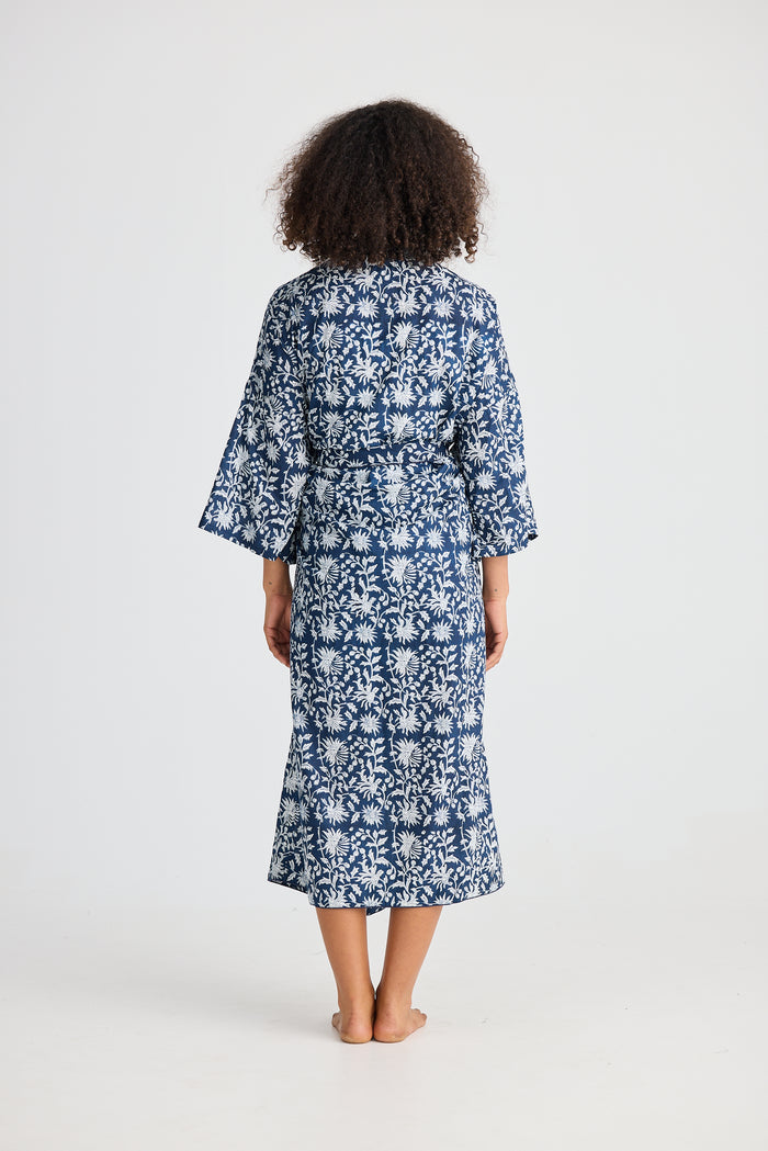 Namaste Robe - Wild Paisley Print
